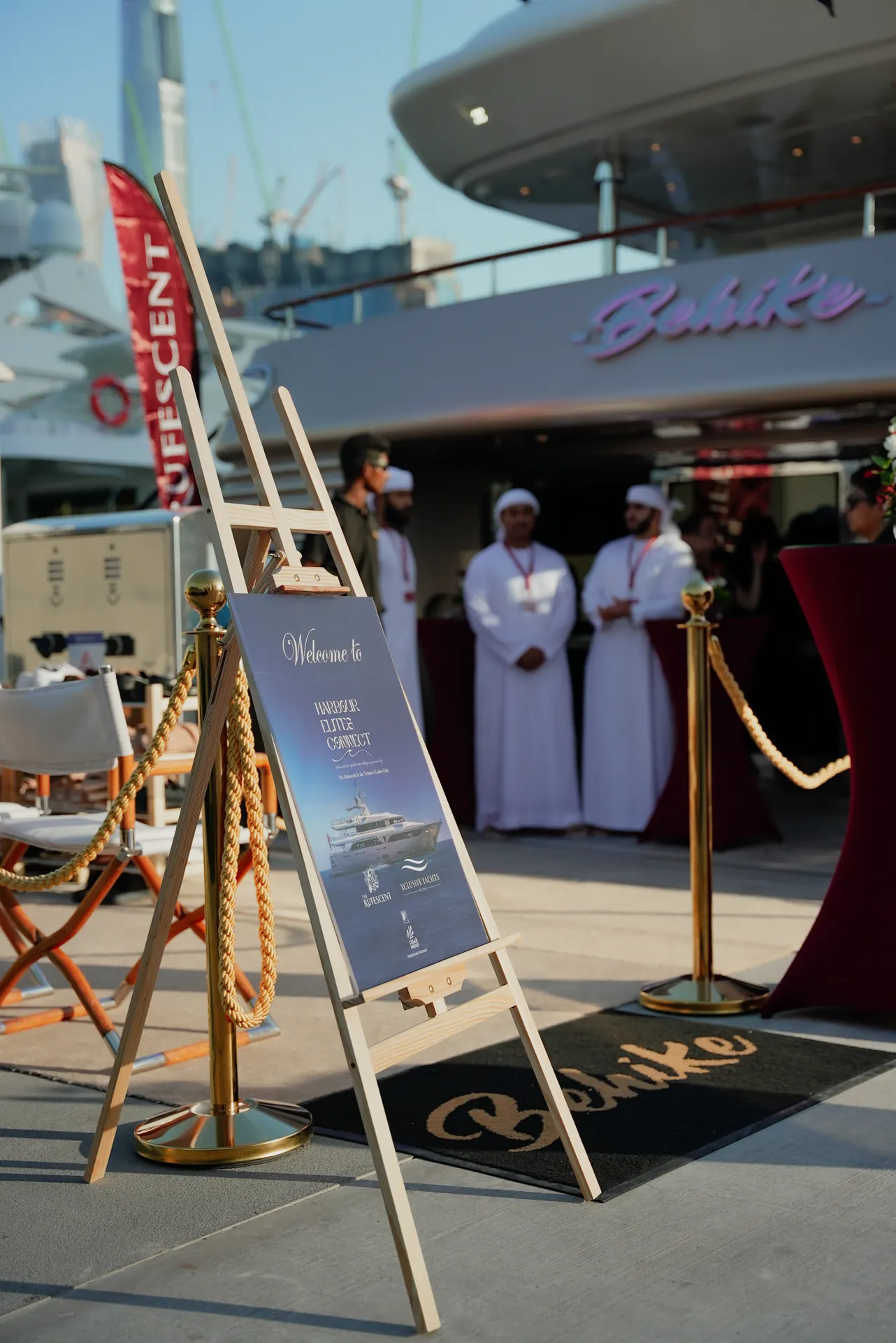 Welcome with Emirati hosts
