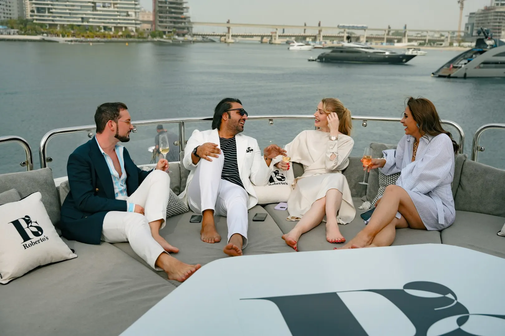 Guests on deck
