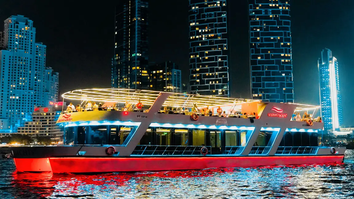 Xclusive 15 & 45 event yacht, Dubai