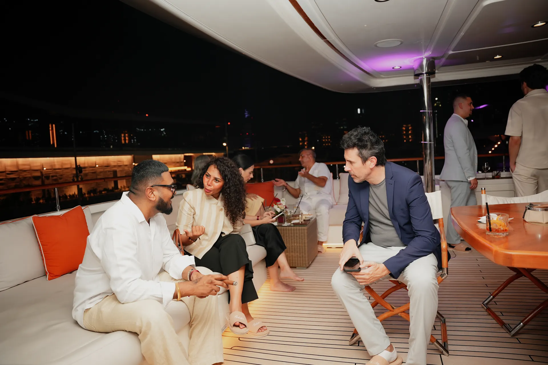 Lounge conversation