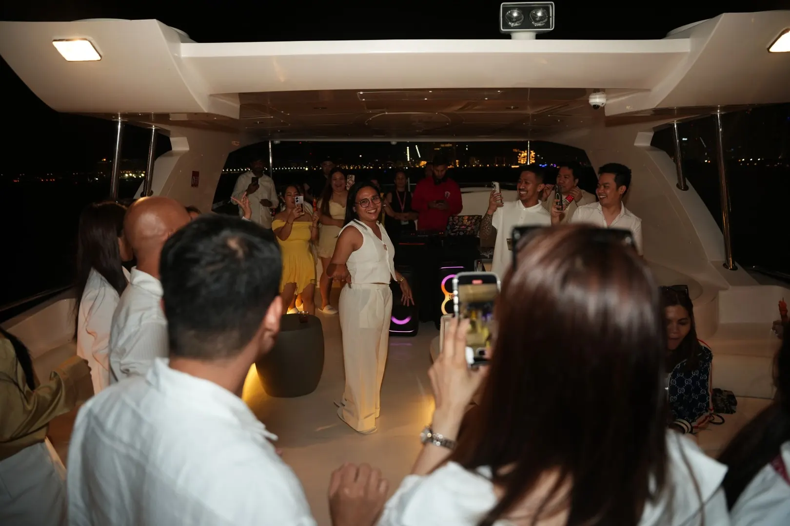 Night party crowd